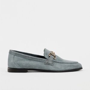 Zara leather loafers - In great condition (worn once for a few hrs only)